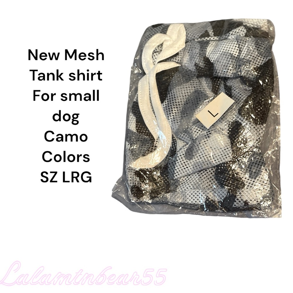 New in package small dog mesh shirts see measurements in pics different colors